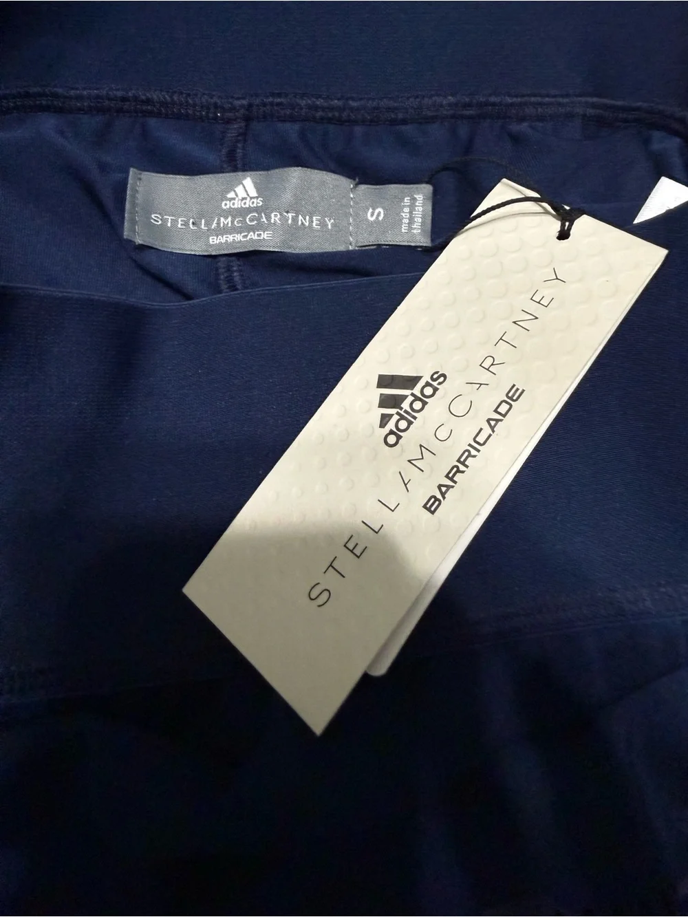 adidas by Stella McCartney Court Floral Laser-Cut Tennis Skirt Skort - Navy Blue